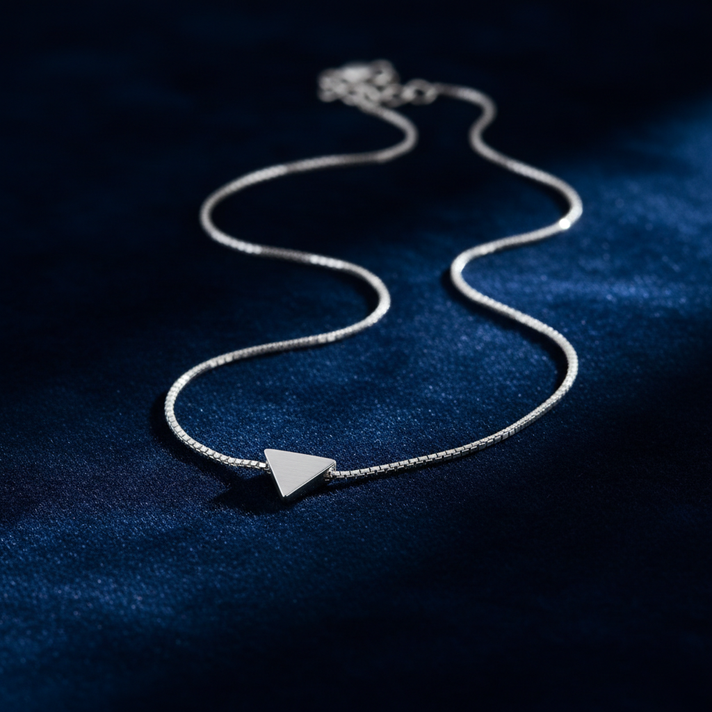 シルバーチェーンネックレス