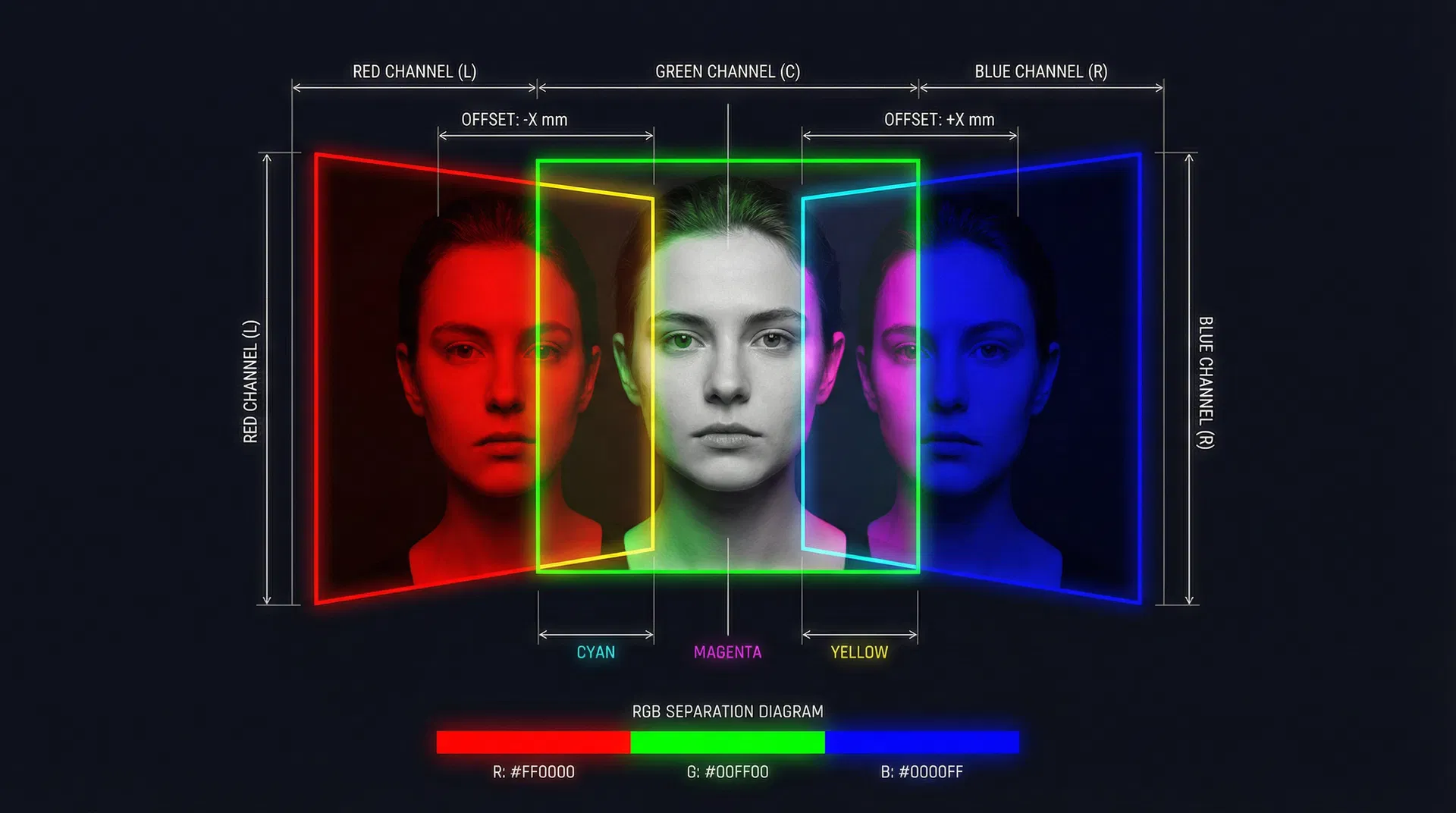 RGB分離の仕組み図解