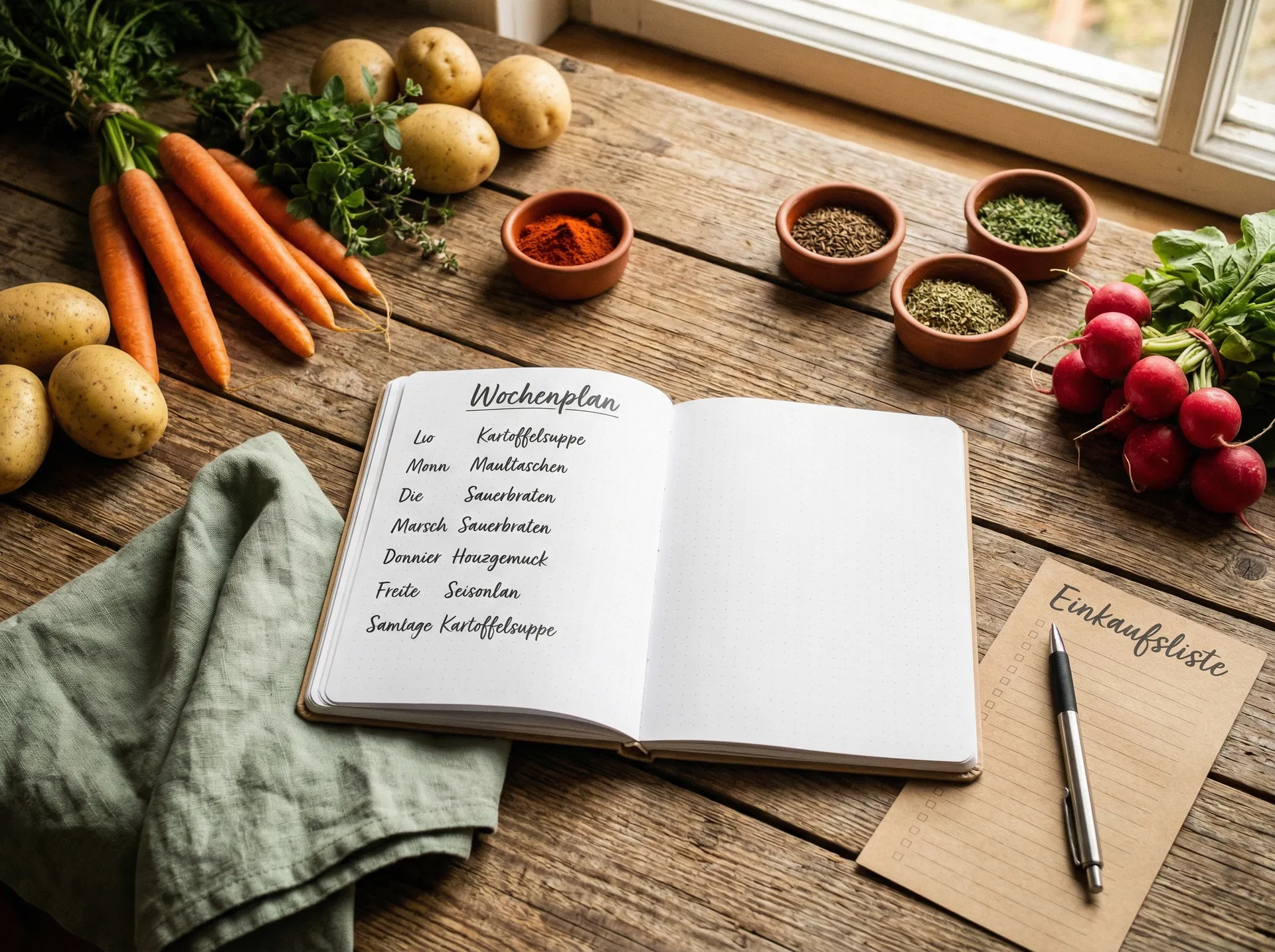 Der 50-Euro-Wochenplan für eine 4-köpfige Familie