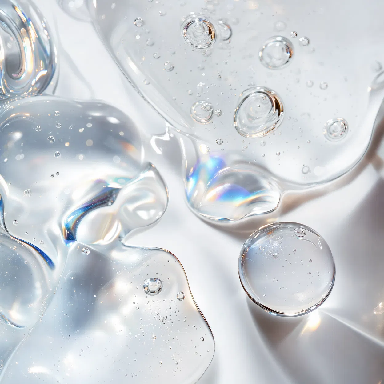 Serum texture close-up