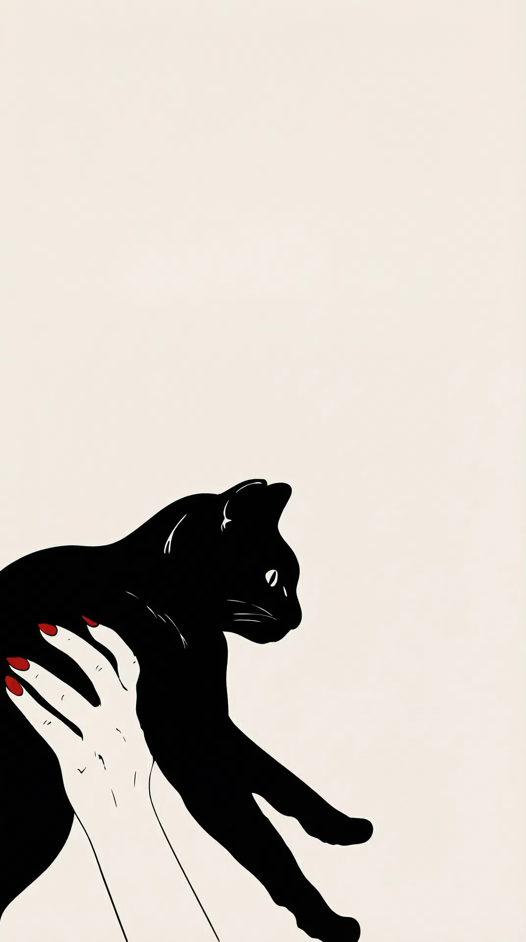 黒猫のイラスト