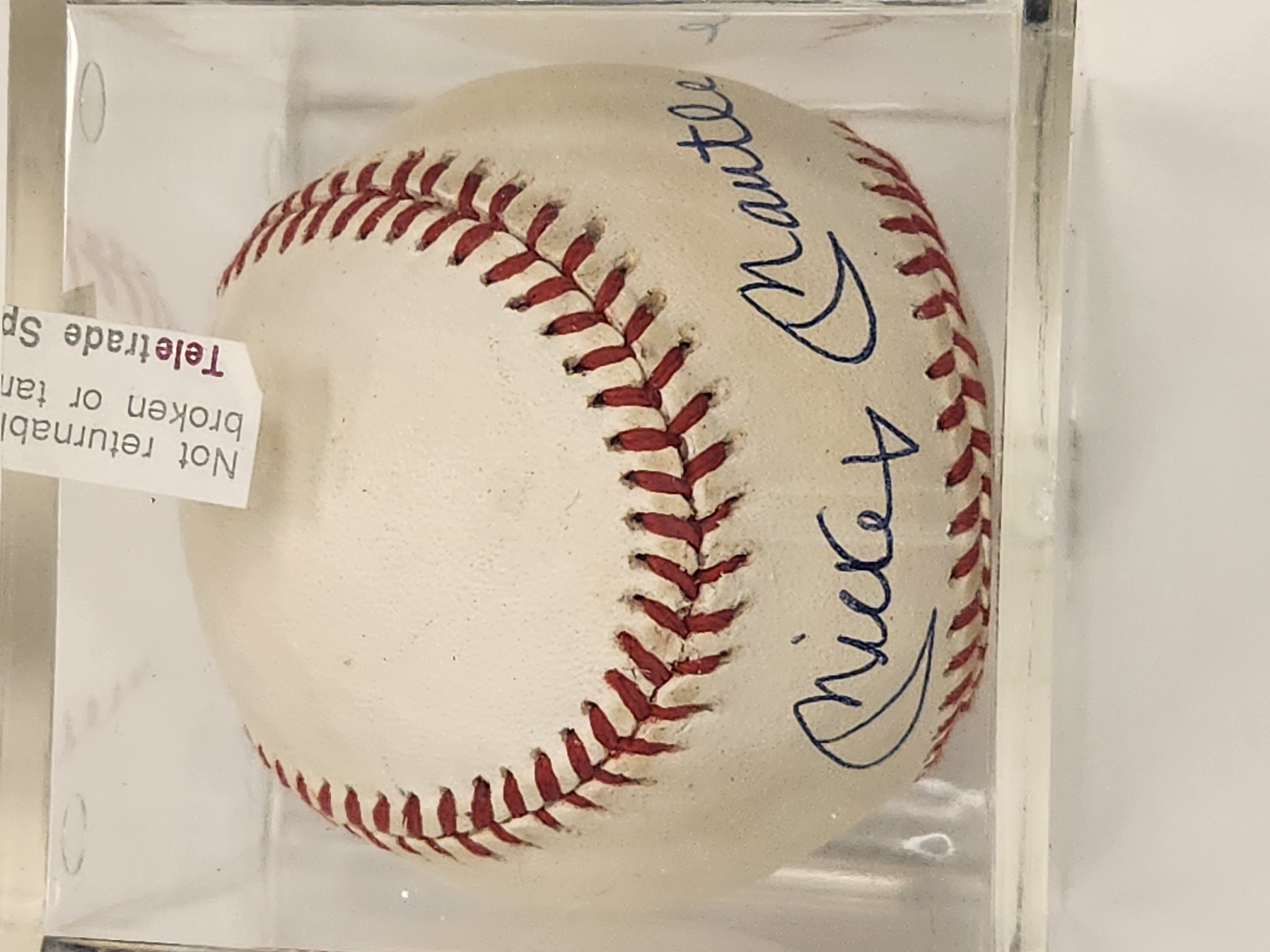 Mickey Mantle Signed Ball