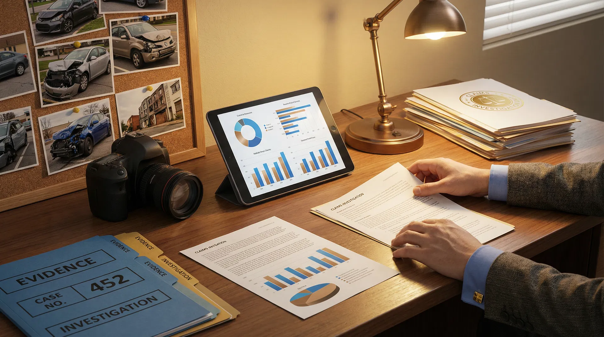 Claims investigations and evidence analysis