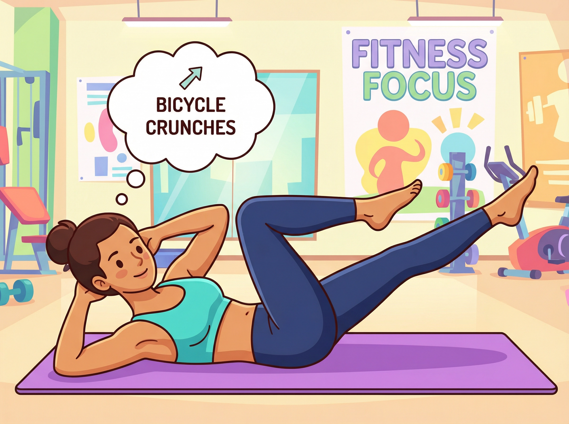 🔥 Belly Burner: Bicycle Crunches