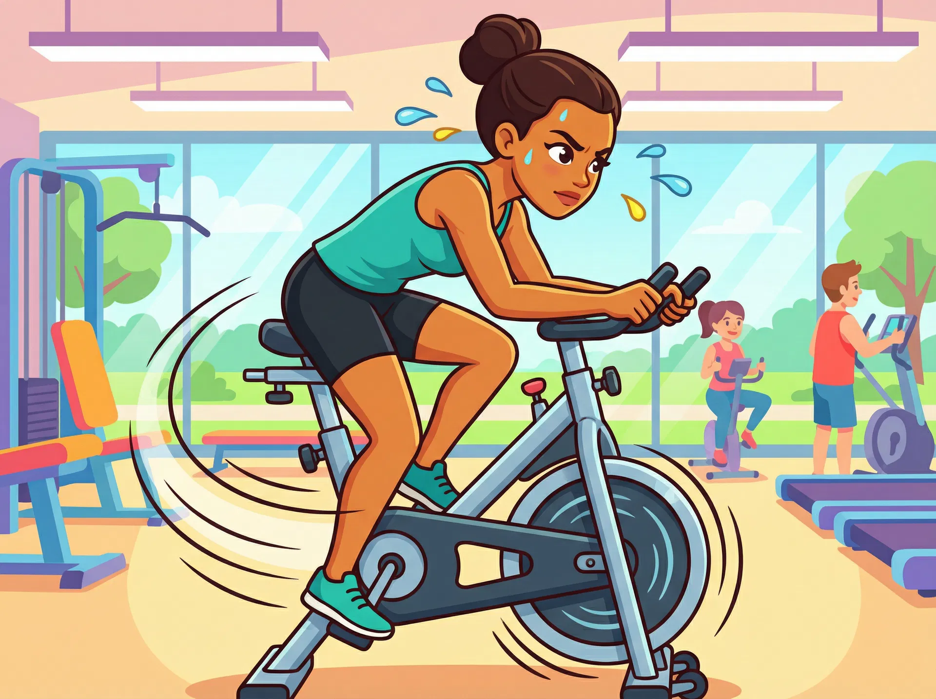 🚴 Post-Workout Bike Intervals
