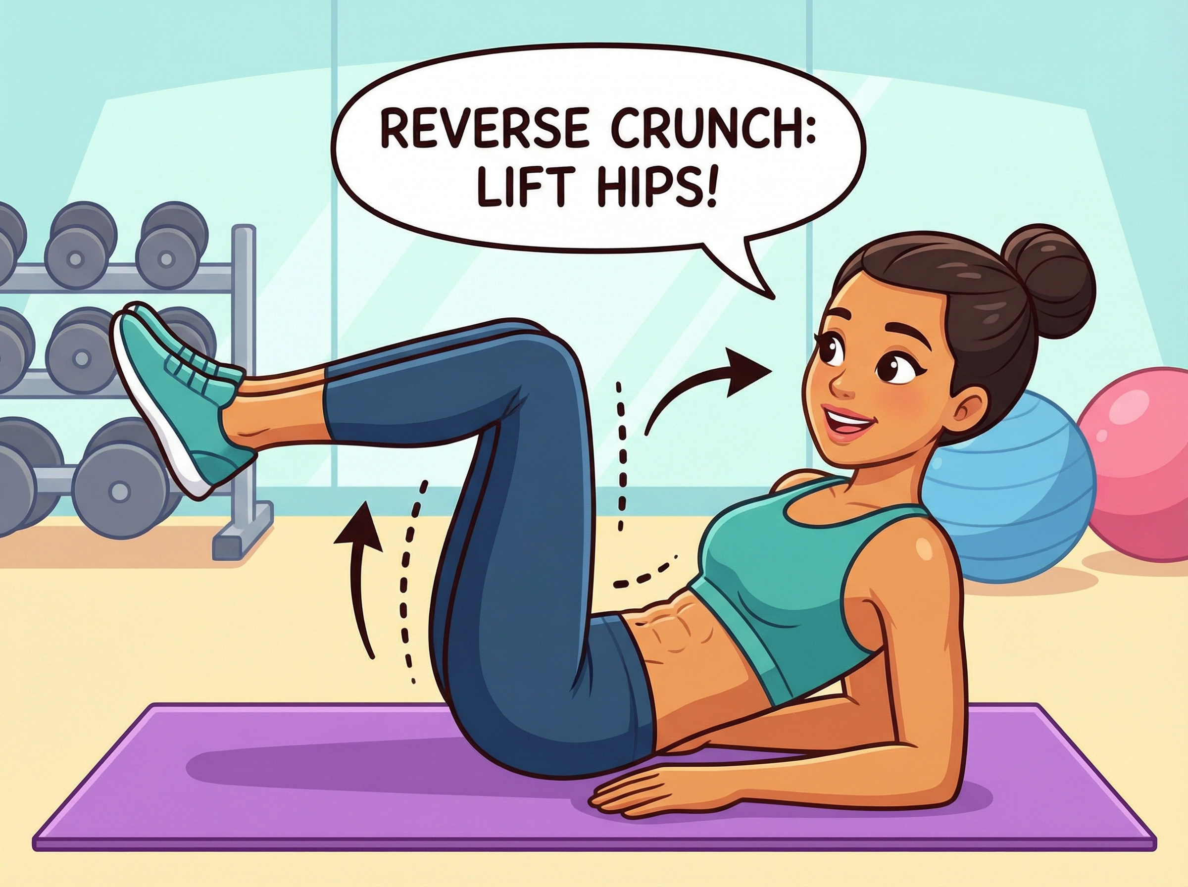 🔥 Belly Burner: Reverse Crunch