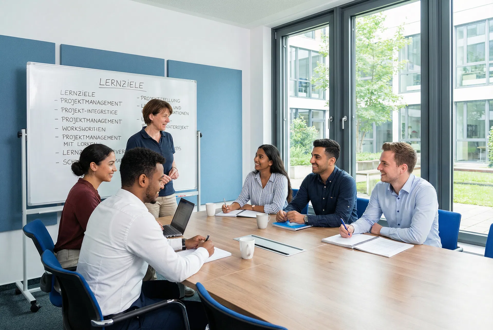 Gruppentraining mit Azubis
