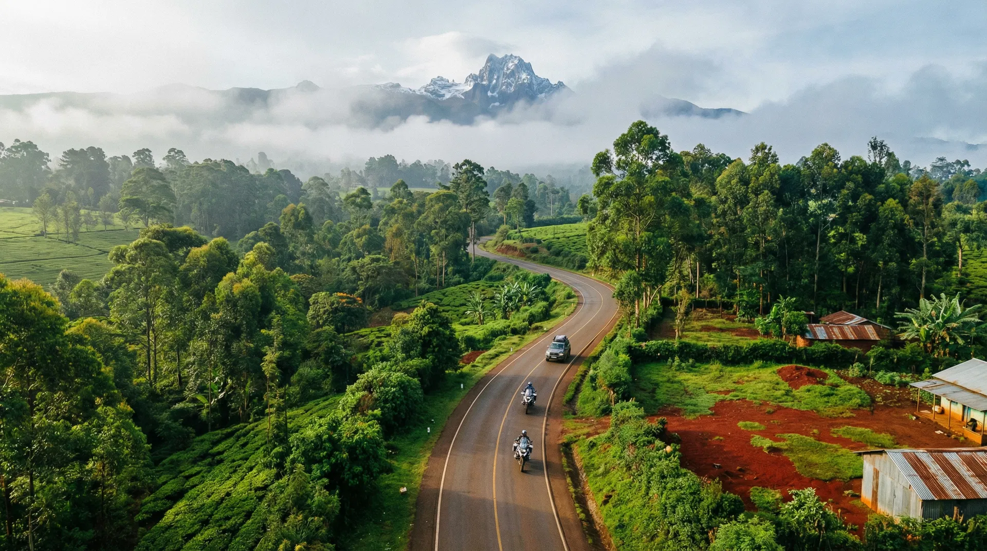 Nairobi → Mwea → Samson Corner → Mt Kenya Forest → Camp Ndunda