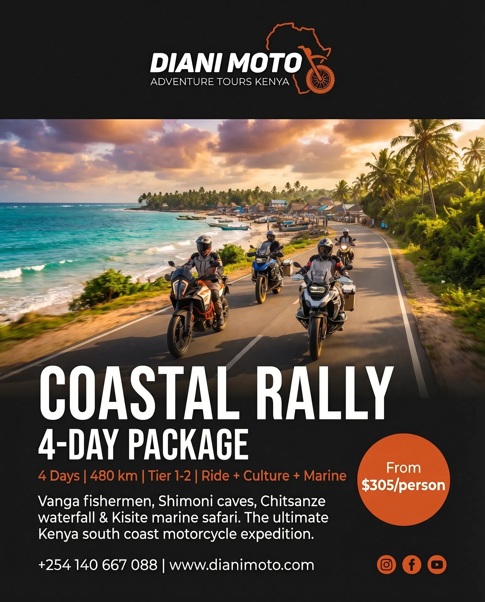 Route 1: Coastal Rally