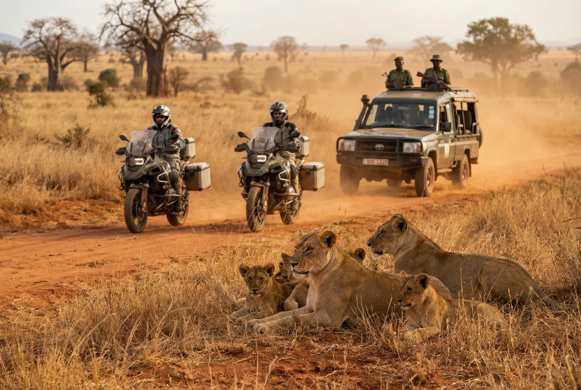 Camp Ndunda → Kitui → Tsavo → Voi → Wundanyi