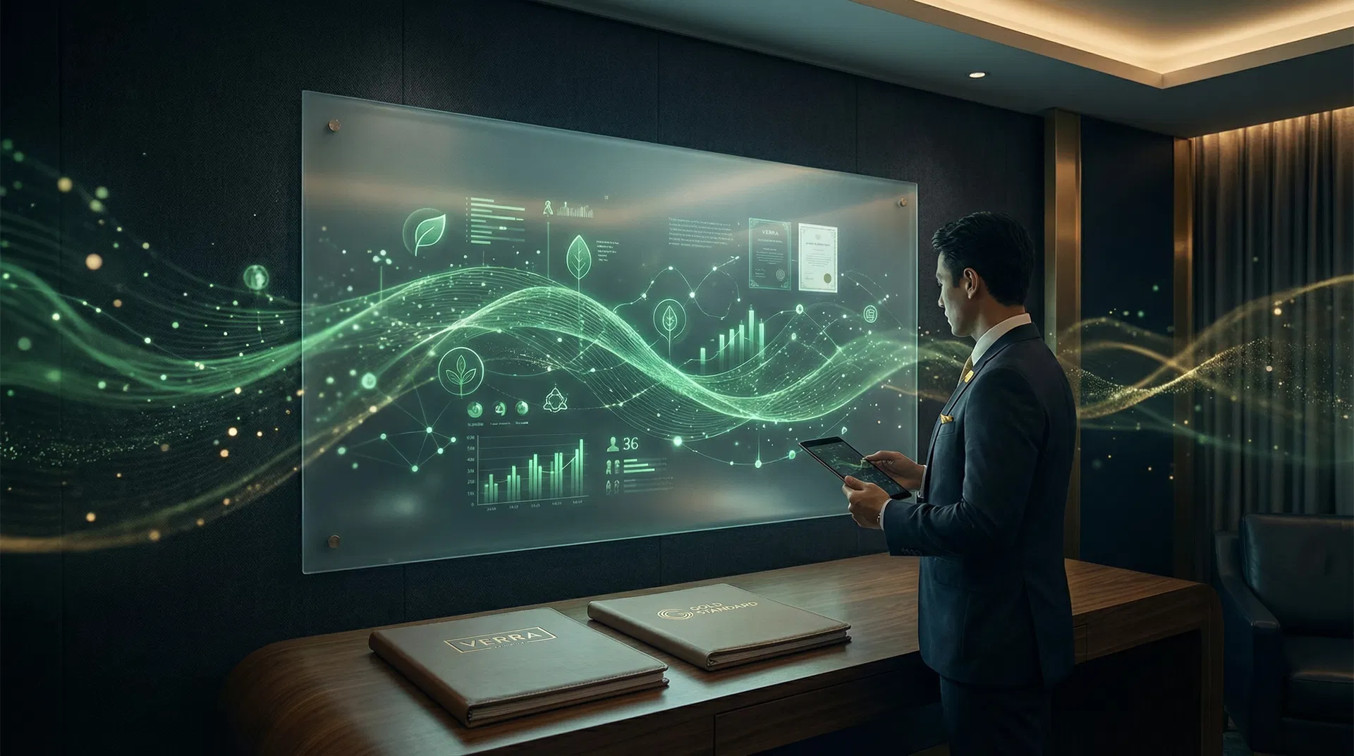 Carbon credit trading and ESG compliance