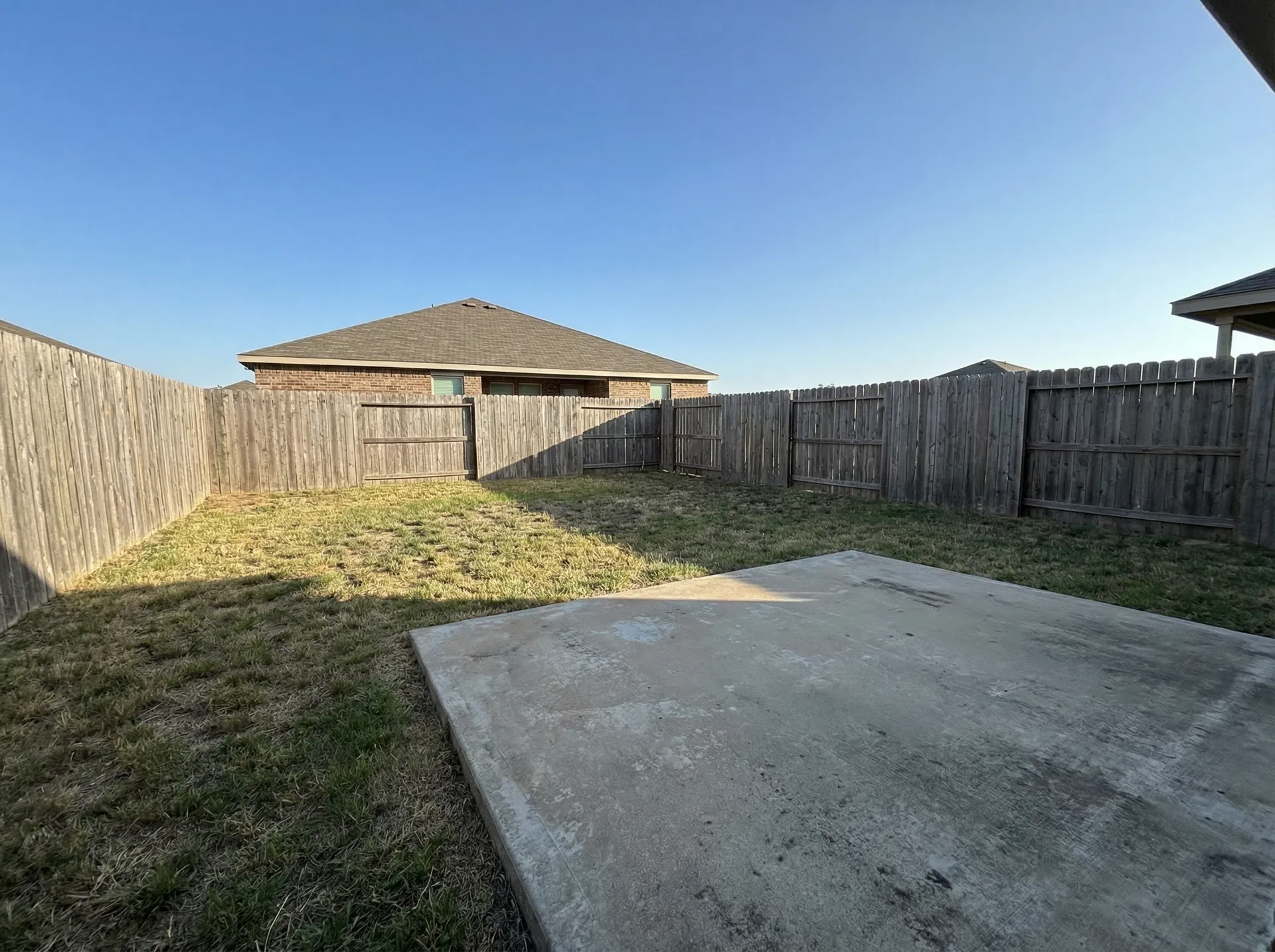 Before: Outdoor Living — Bare Yard to Texas Oasis