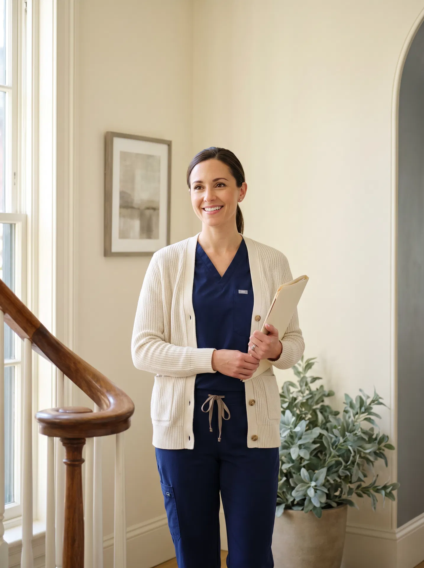 Professional caregiver ready to help families