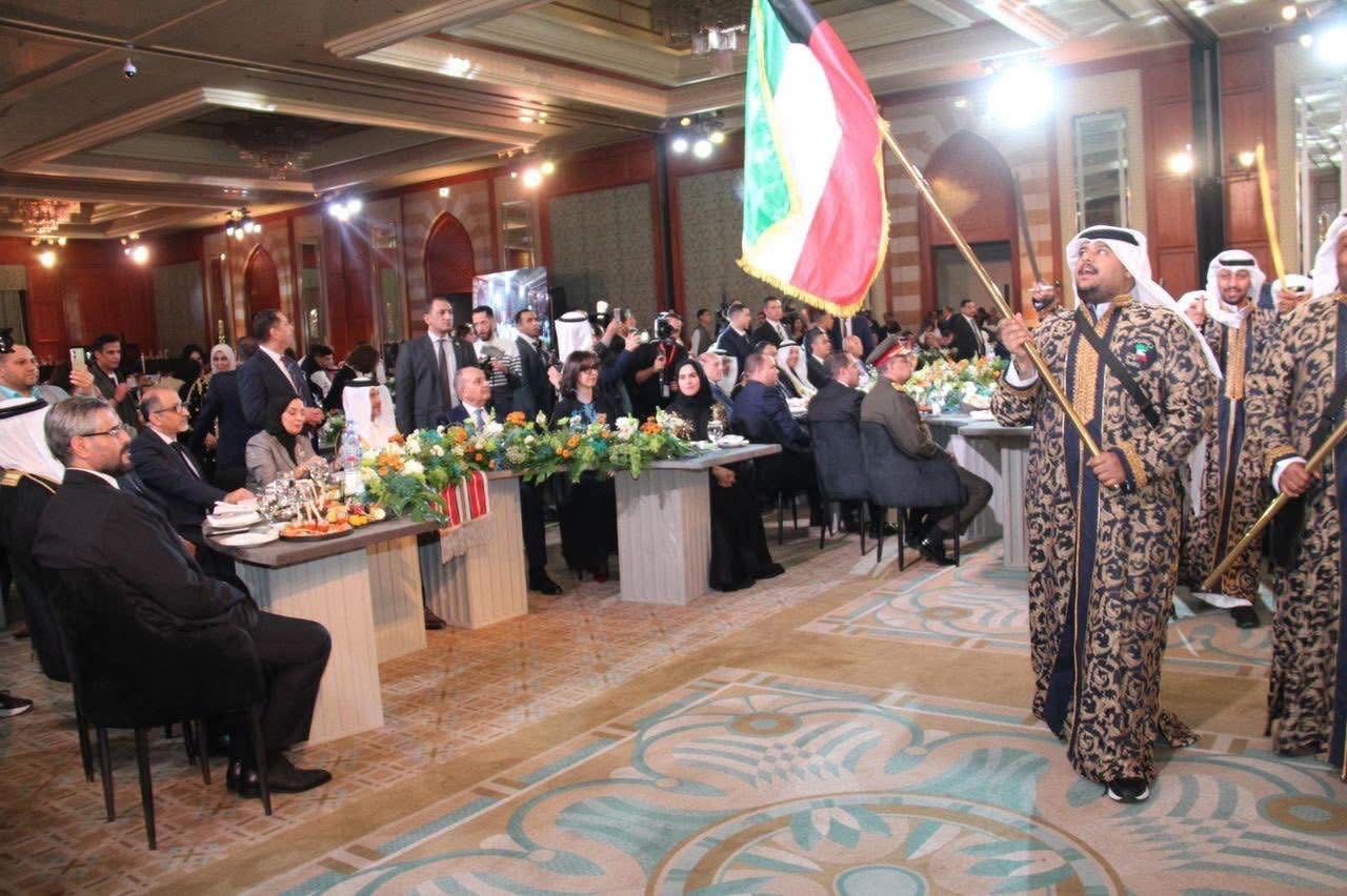 السفير عبدالمطلب ثابت يحضر احتفالية الذكرى الخامسة والستين للعيد الوطني لدولة الكويت