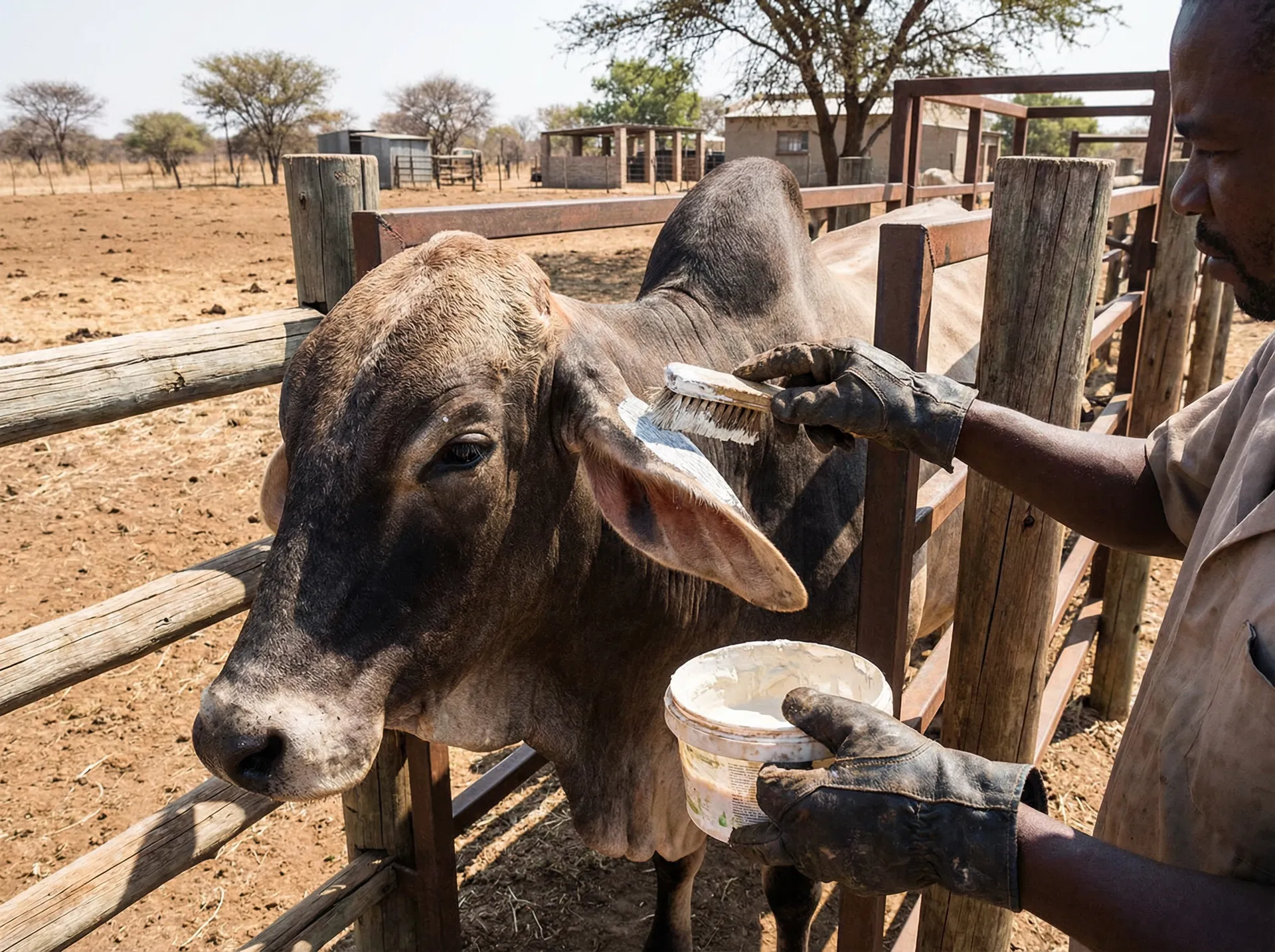 Tick grease application