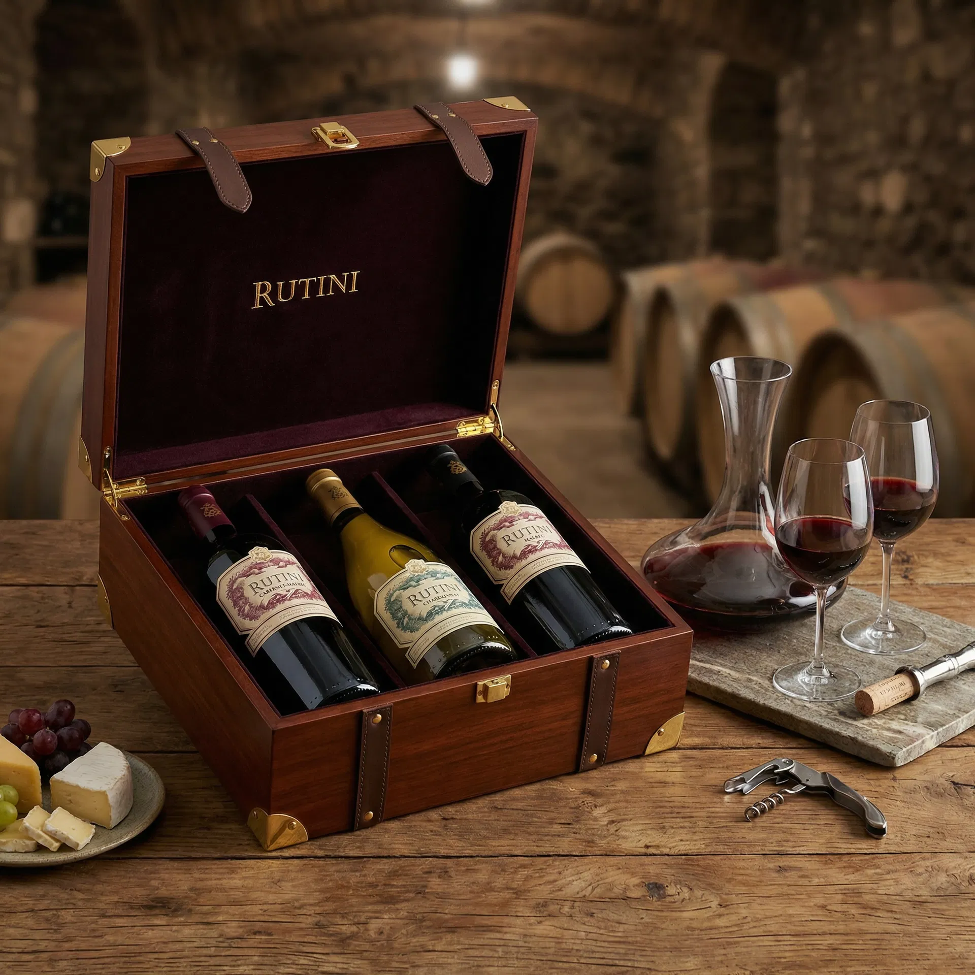 Caixa de Vinhos Rutini