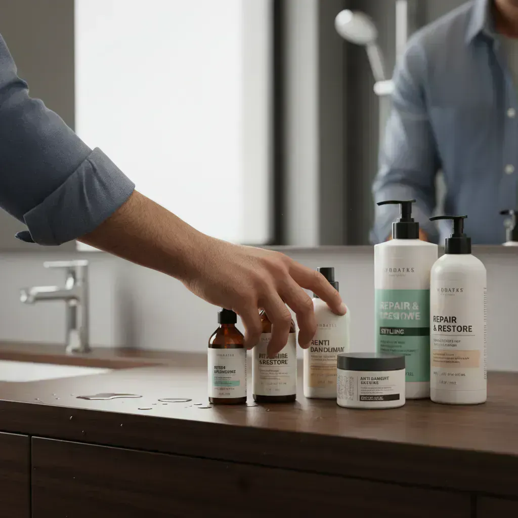 2. メンズトリートメントの選び方:あなたの悩みに合わせた最適解のイメージ画像