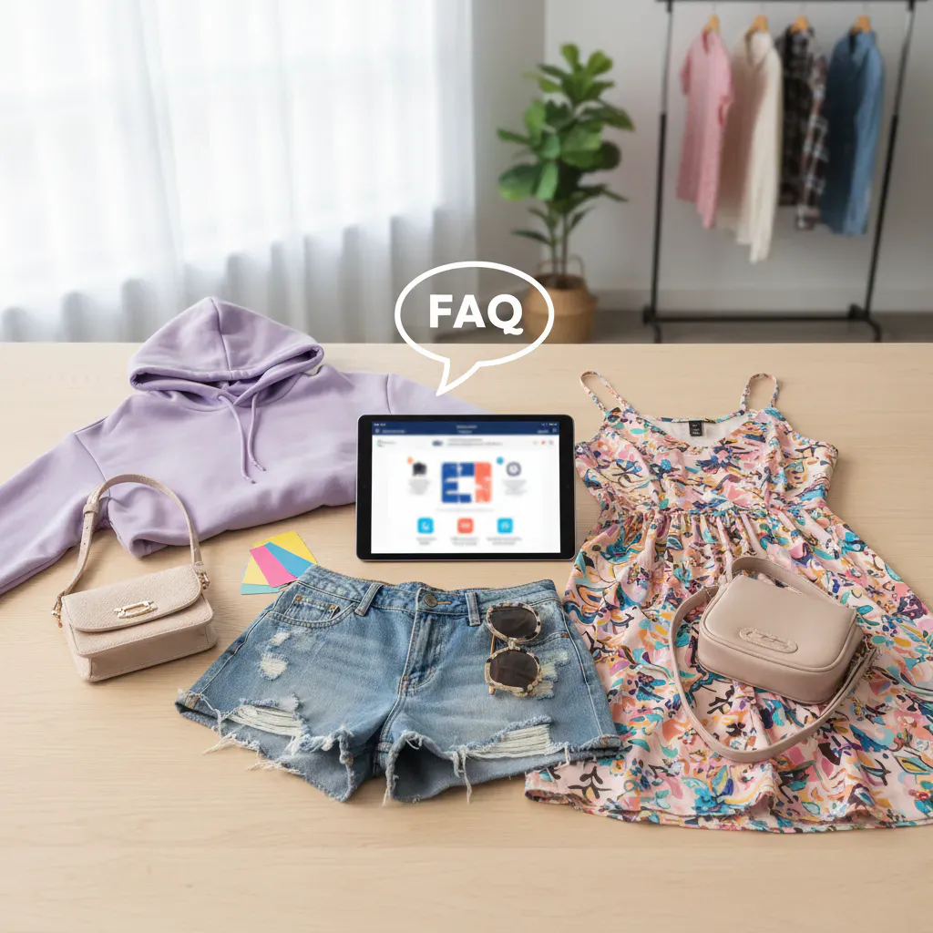 10. TikTokショップの服に関するよくある質問(FAQ)のイメージ画像