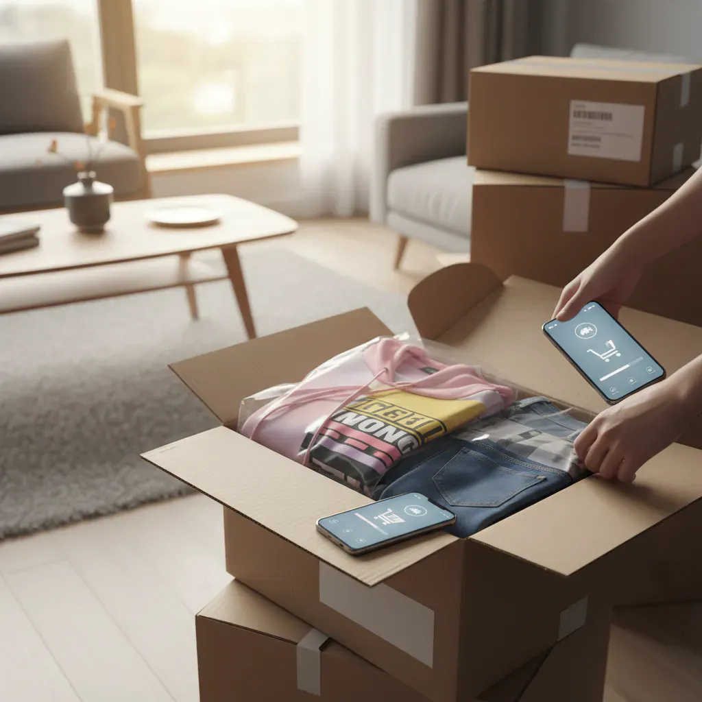 11. TikTokショップの服はどこで届く?配送・送料についてのイメージ画像