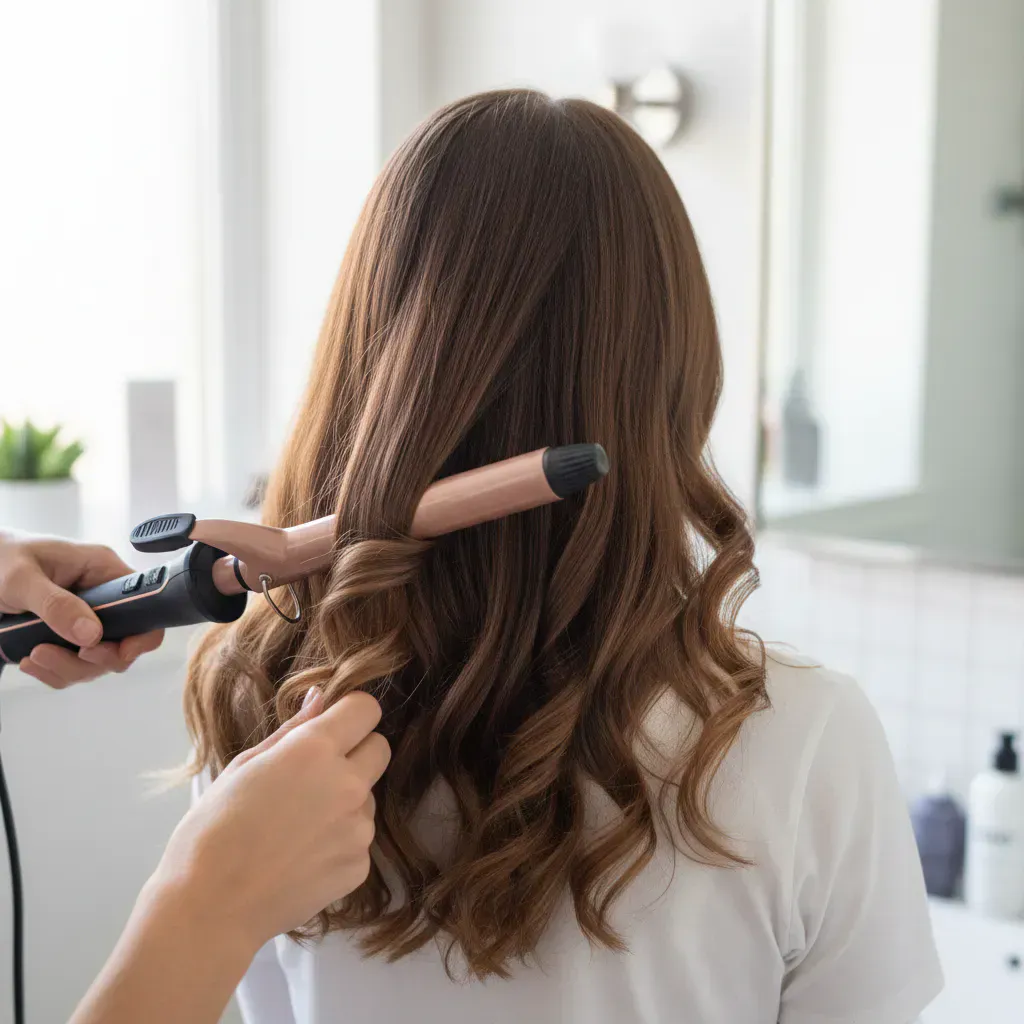 5. 32mmコテを使った巻き方・スタイリング術のイメージ画像