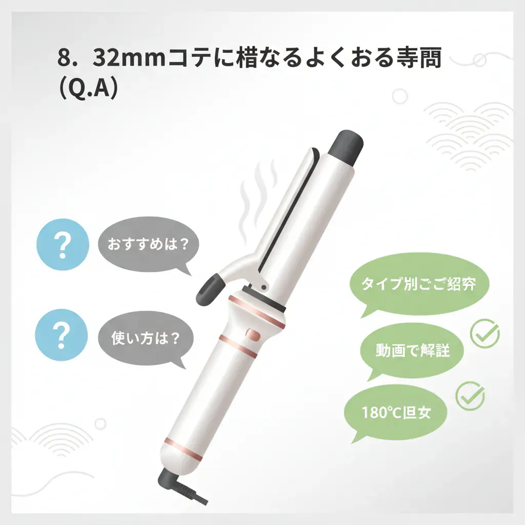 8. 32mmコテに関するよくある質問（Q&A）