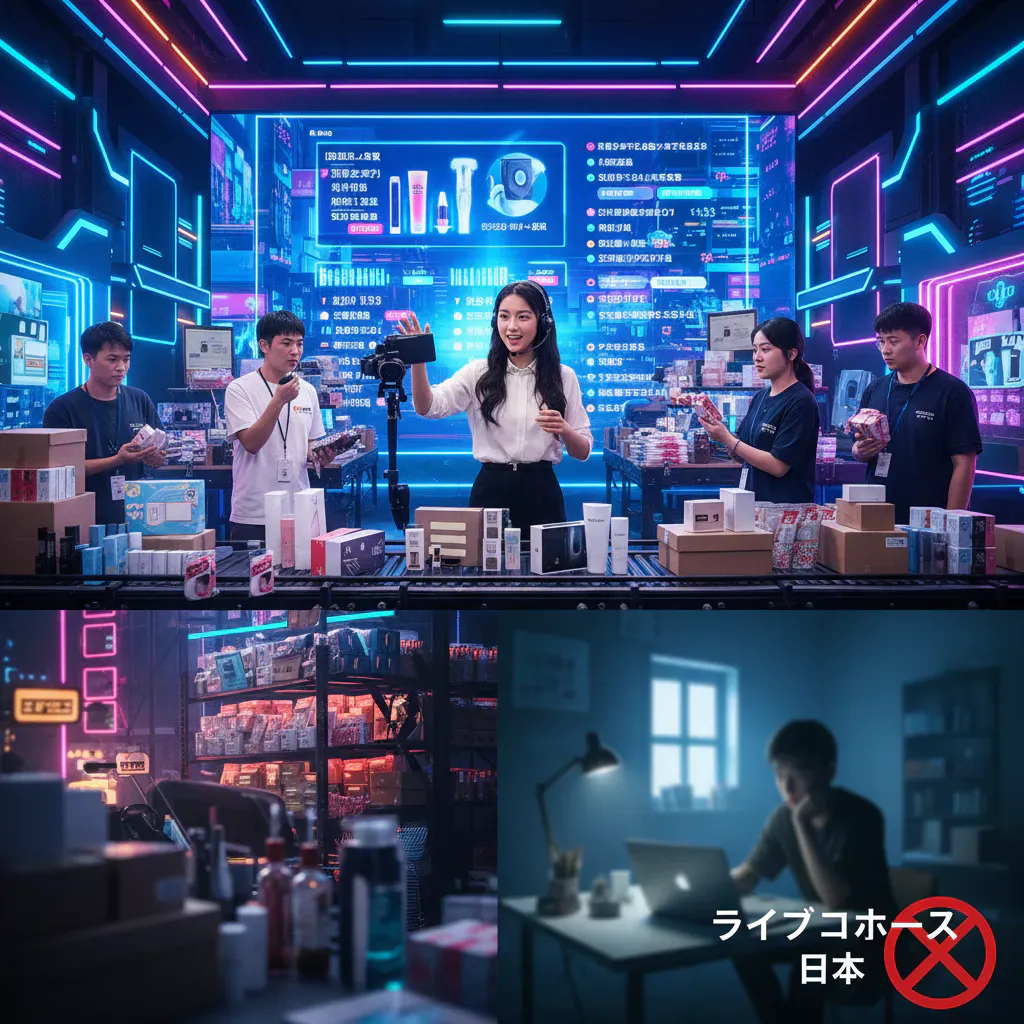 海外（特に中国）でのライブコマースの成功事例とその背景のイメージ画像