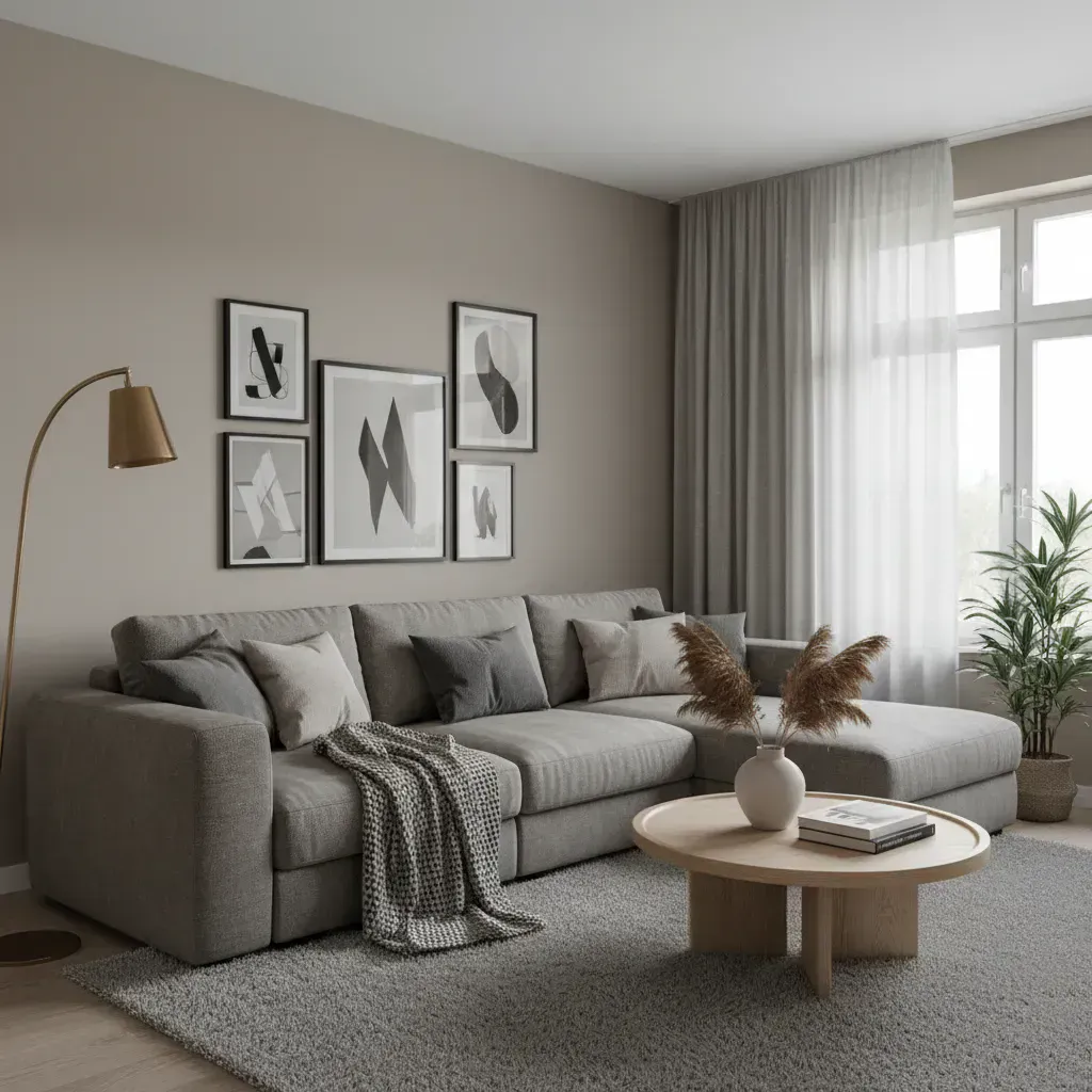 【インテリア】グレージュで叶えるおしゃれな空間のイメージ画像