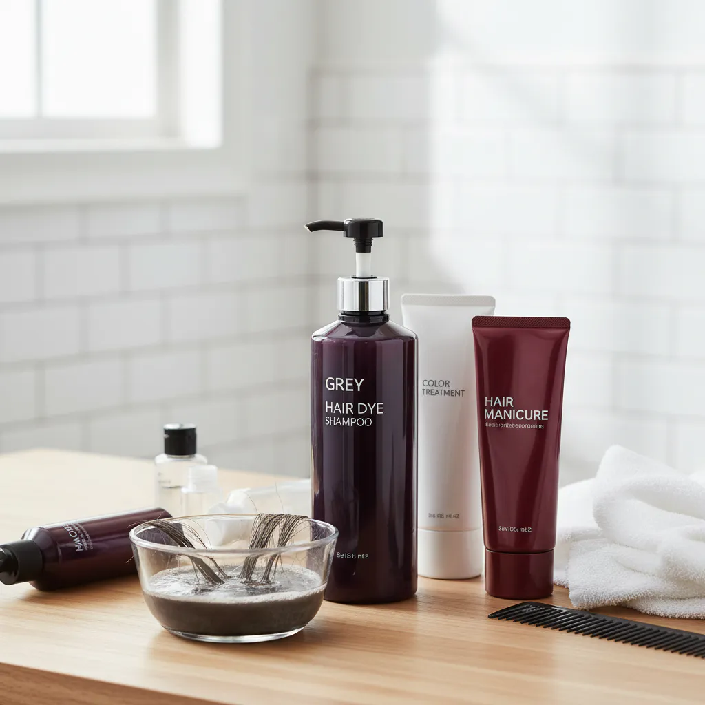 白髪染めシャンプーとカラートリートメント・ヘアマニキュア、どれを選ぶべき？のイメージ画像