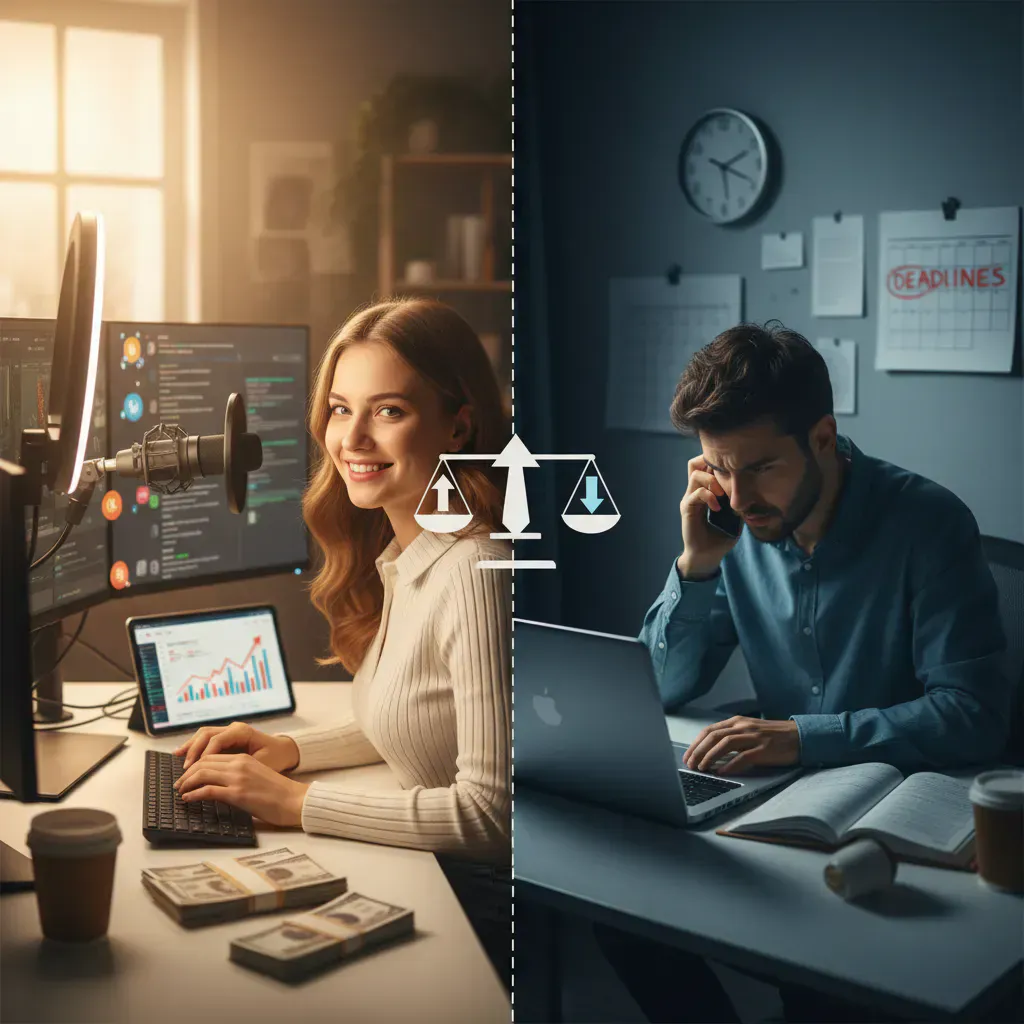 2. ライバー事務所に所属するメリット・デメリットのイメージ画像