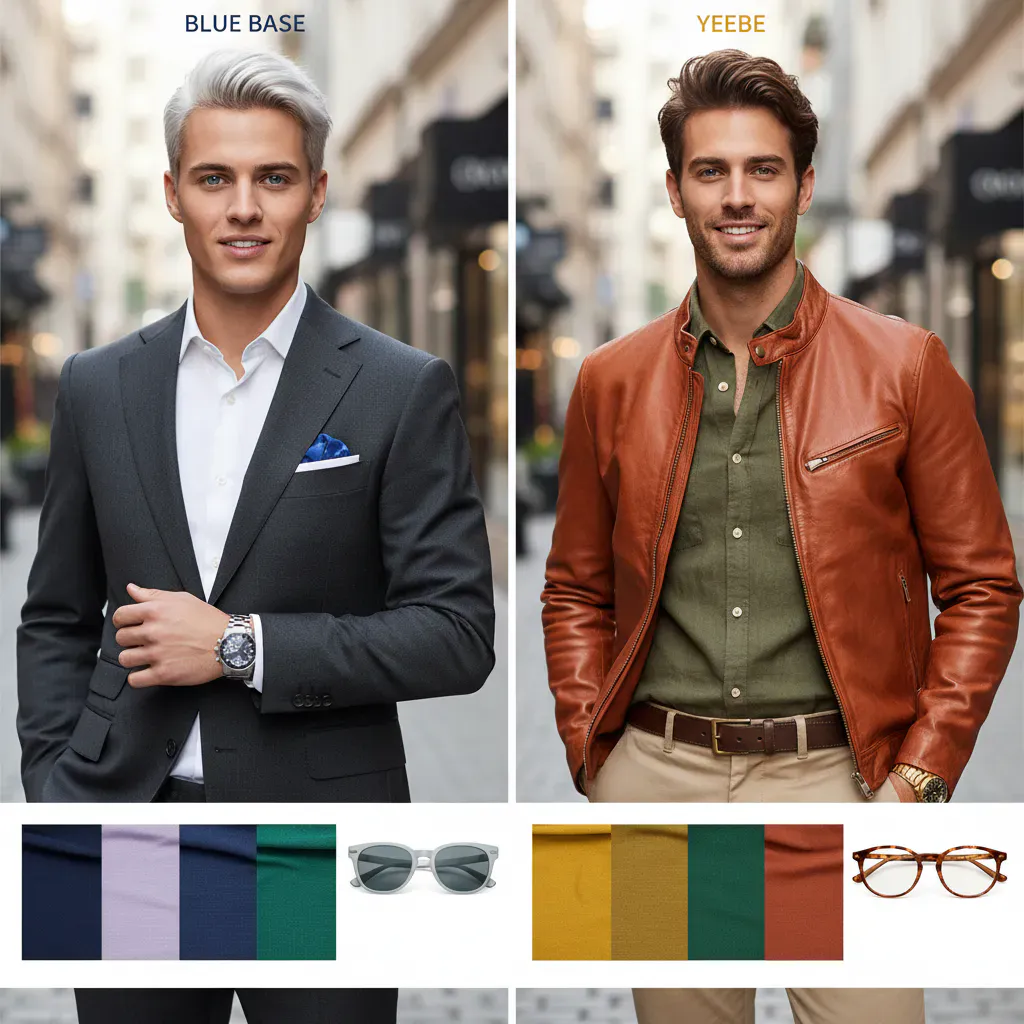 9. 男性も必見!ブルベ・イエベ別似合うファッションとヘアカラー【2026年版】のイメージ画像