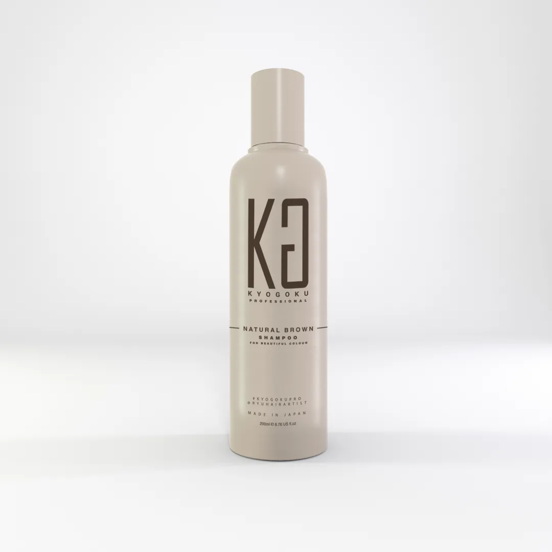KYOGOKU カラーシャンプー ナチュラルブラウン 200ml カラーシャンプー 白髪 ブラウン サロンシャンプー 茶髪 ブラウンカラー ブリーチ髪 ダメージケア サロン専売品