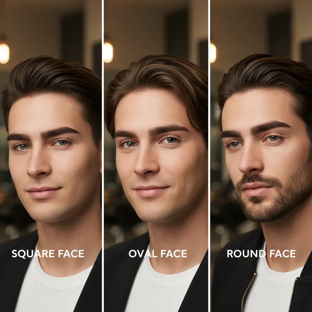 2. 【顔の形別】メンズに似合う眉毛デザインと選び方のイメージ画像