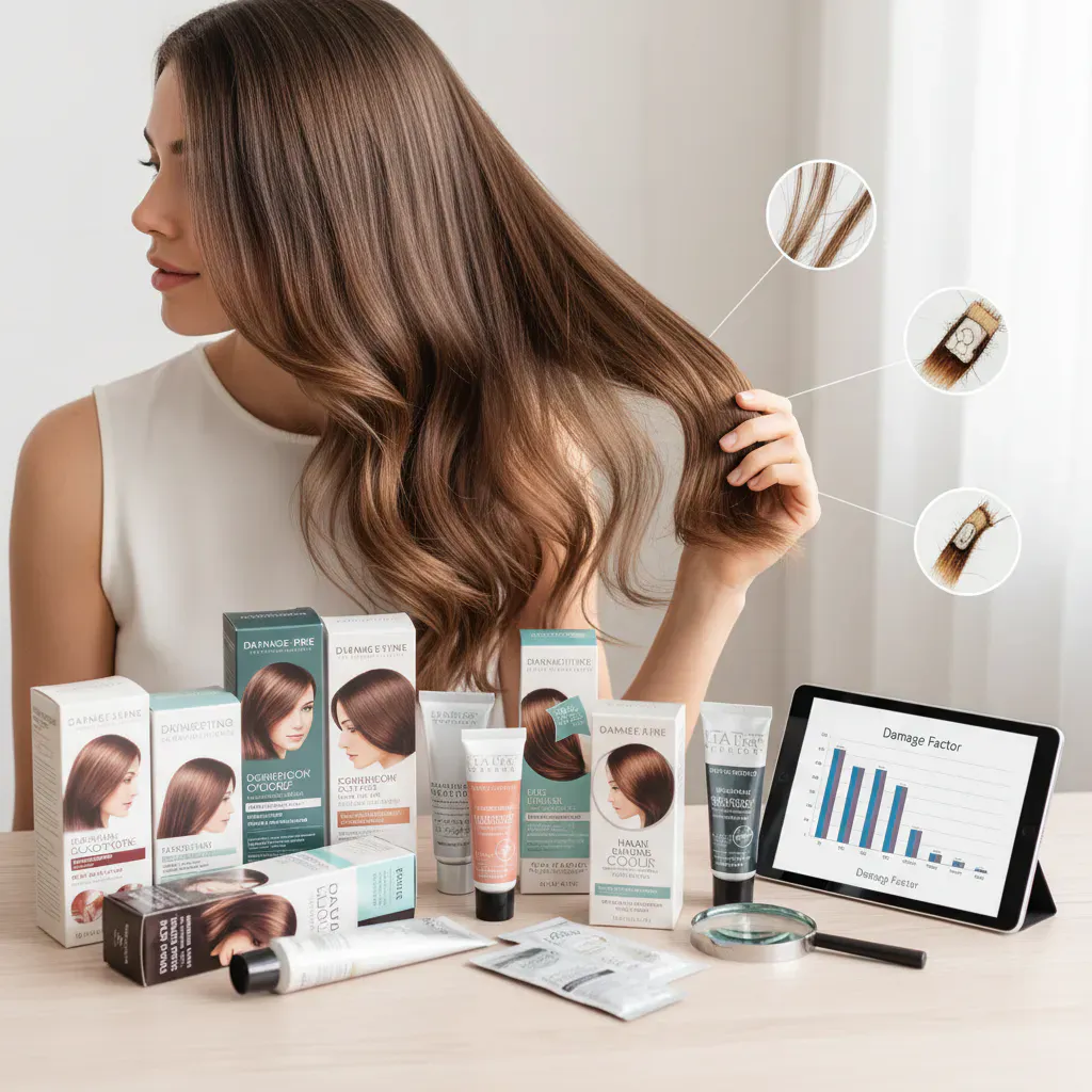 市販ヘアカラーで「傷まない」は本当?ダメージの原因と対策のイメージ画像