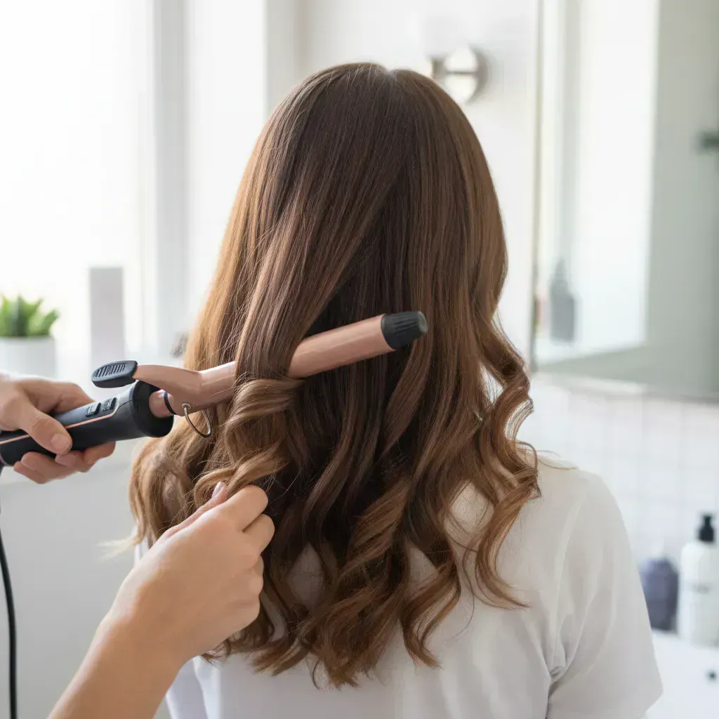 5. 32mmコテを使った巻き方・スタイリング術のイメージ画像