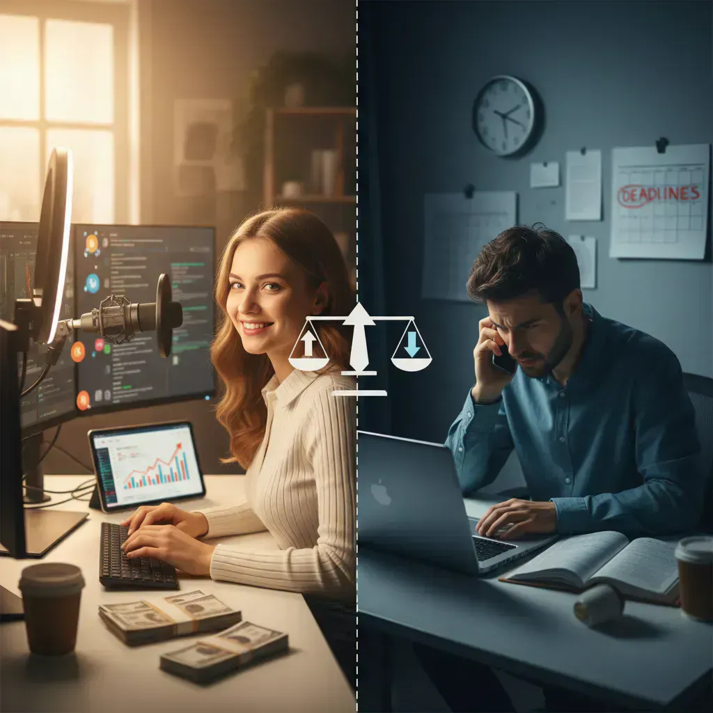 2. ライバー事務所に所属するメリット・デメリットのイメージ画像