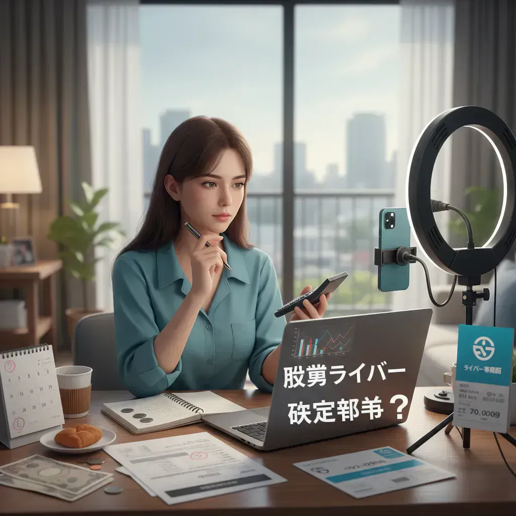 7. 副業ライバーの確定申告・税金について知っておくべきことのイメージ画像