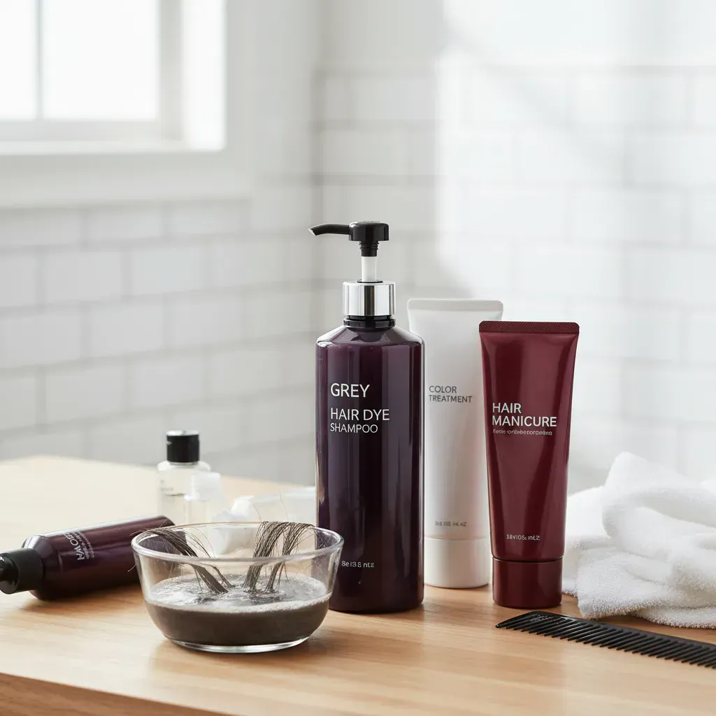 白髪染めシャンプーとカラートリートメント・ヘアマニキュア、どれを選ぶべき？のイメージ画像