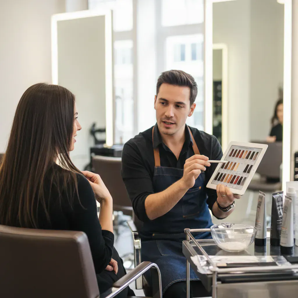 バレイヤージュ施術前のカウンセリングで失敗しないためのポイントのイメージ画像