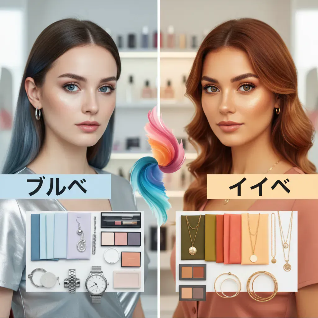 【2026年最新版】ブルベ・イエベ完全攻略！あなたの魅力を最大限に引き出すパーソナルカラー診断と活用術のアイキャッチ画像