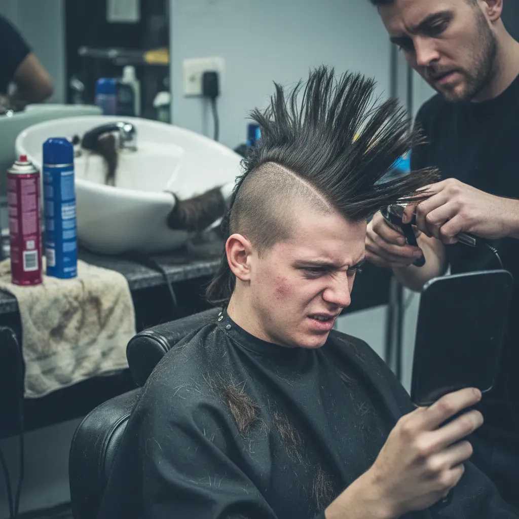 4. モヒカンにする際の注意点・デメリットのイメージ画像