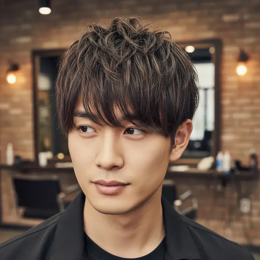 微分碎蓋髮型範例：啟發你的下一款造型のイメージ画像