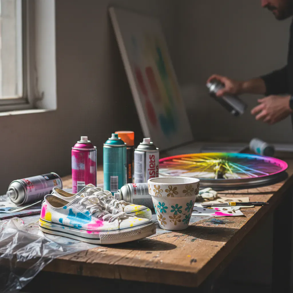 カラースプレーで楽しむ!簡単アレンジ&アイデア集のイメージ画像