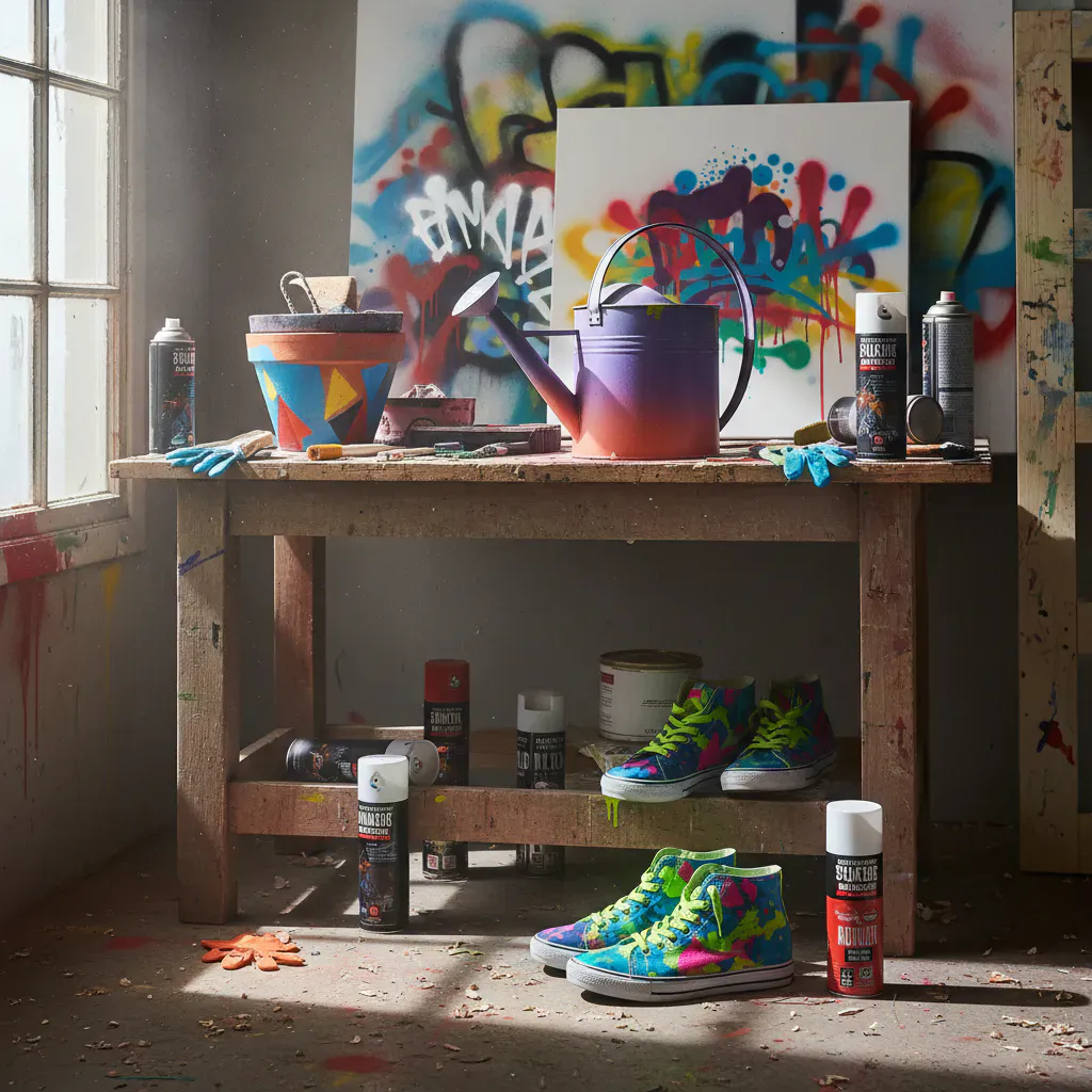 カラースプレーを使ったDIY事例：もっと自由に、もっと楽しく！のイメージ画像