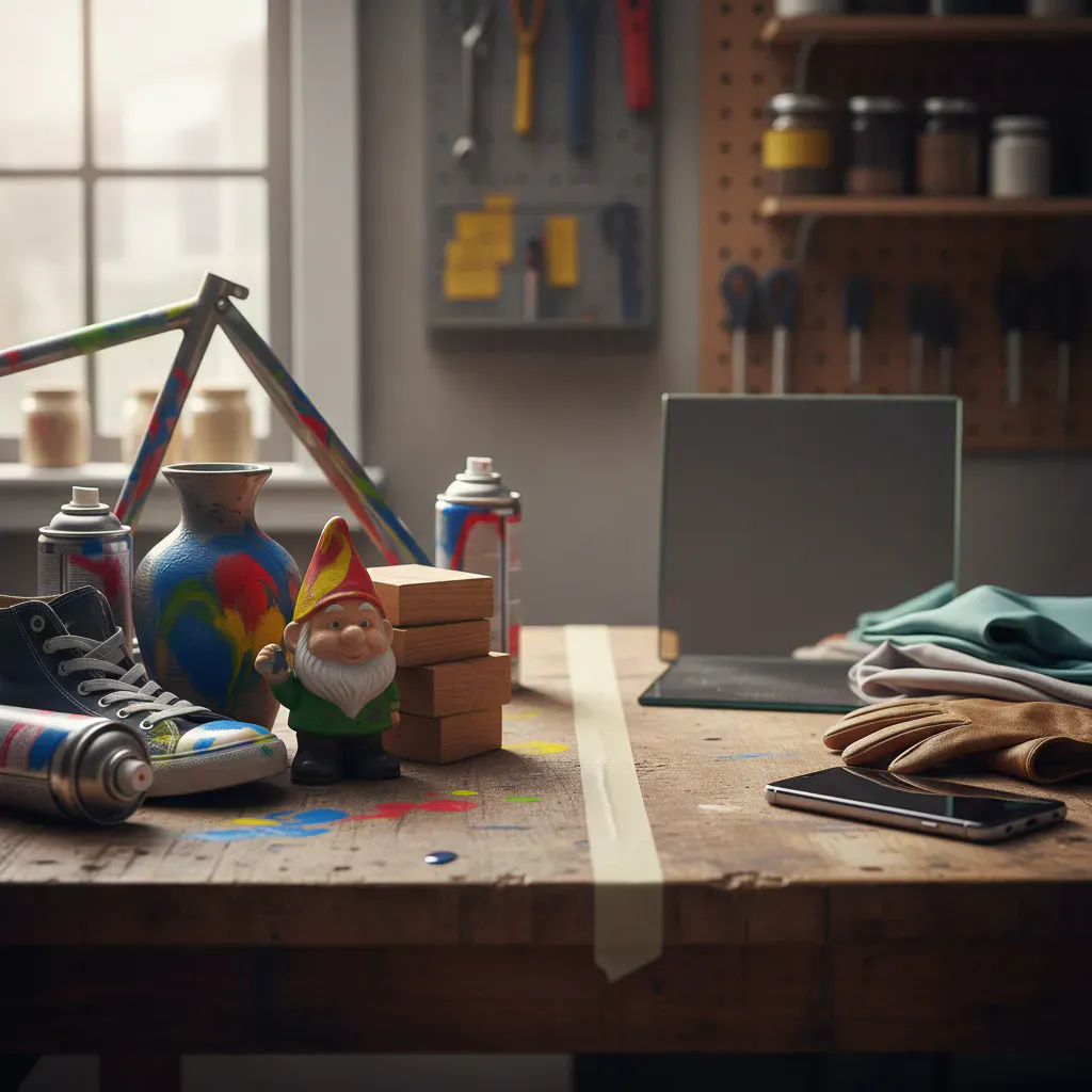 6. カラースプレーで塗装できるもの・できないもののイメージ画像