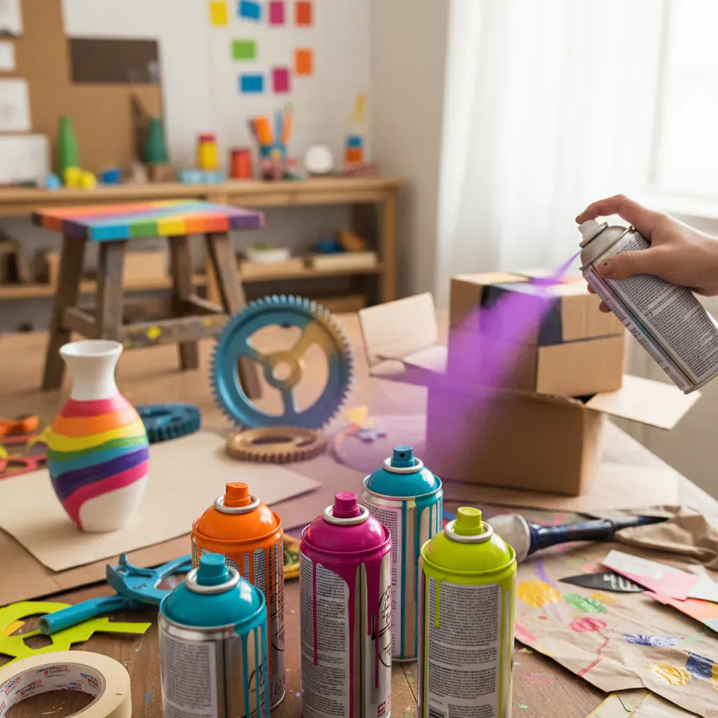 9. カラースプレーで広がる!DIY活用アイデア集のイメージ画像