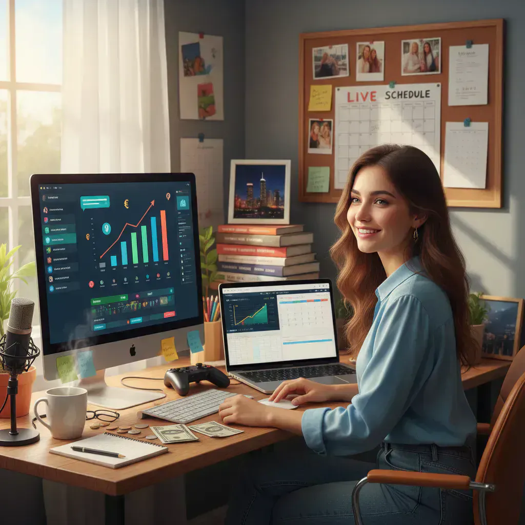 1. ライバー事務所に所属すると月収はどれくらい?副業でも稼げる?のイメージ画像