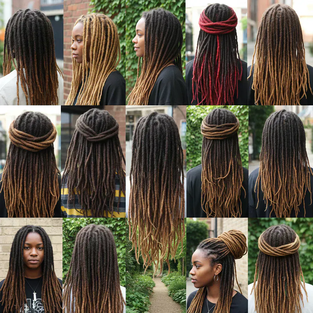 ドレッドヘアの種類とスタイルのイメージ画像