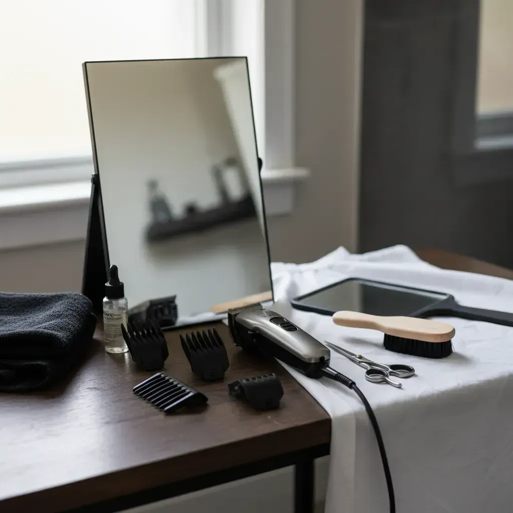 セルフカット前の準備:成功への第一歩のイメージ画像