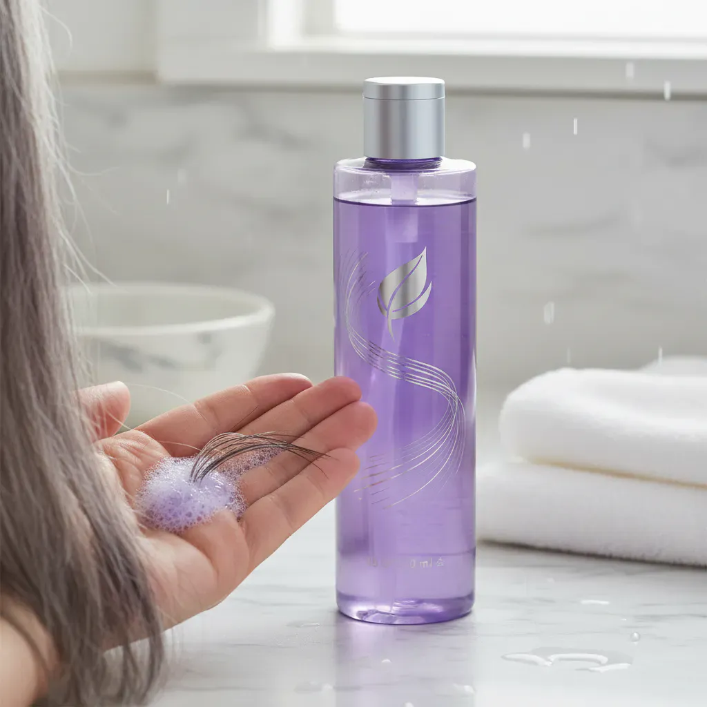 2. 紫シャンプーの選び方:白髪の悩みに合わせたポイントのイメージ画像