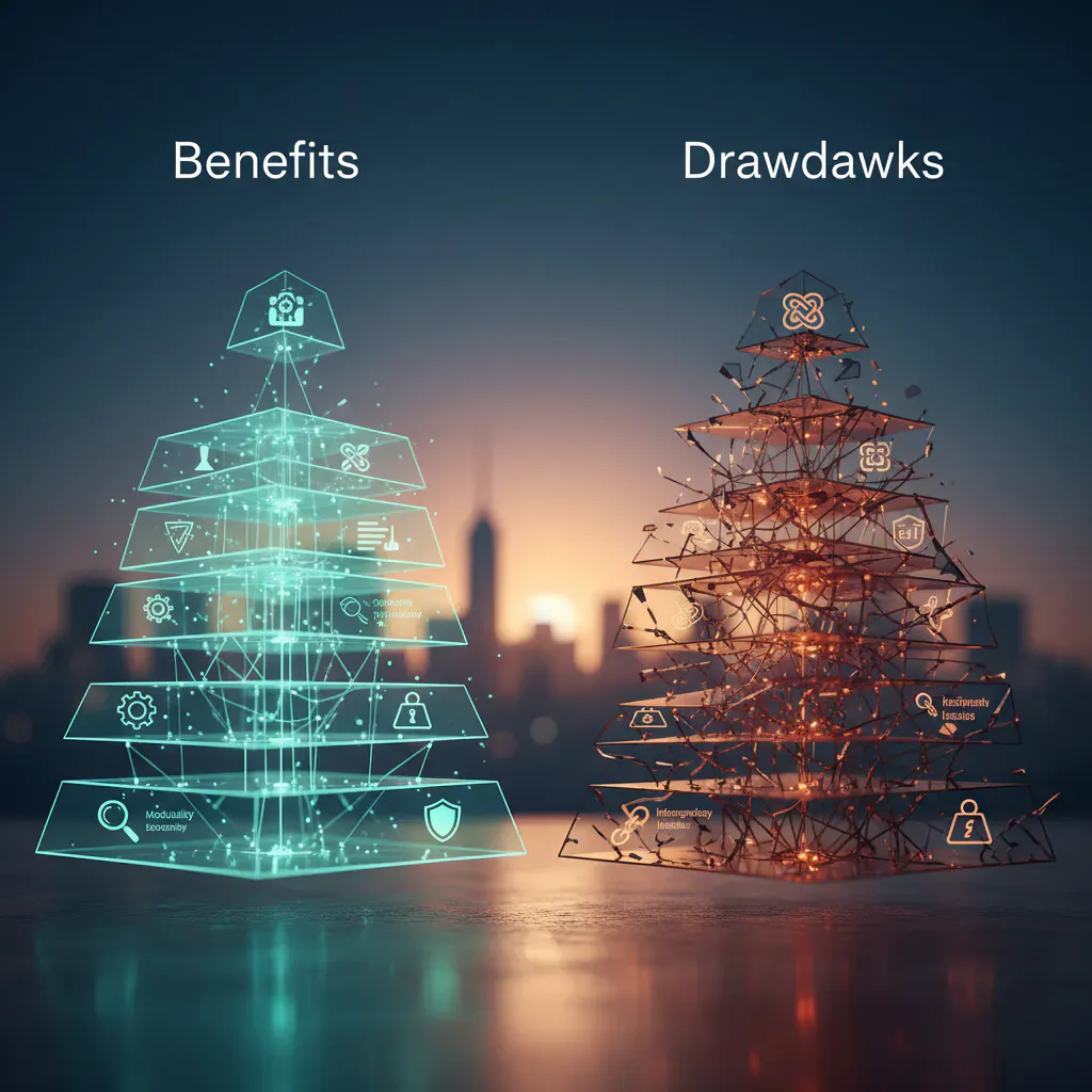 5. レイヤー構造のメリットとデメリットのイメージ画像